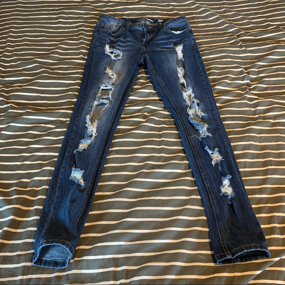 Distressed Skinny Jeans